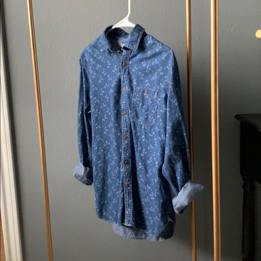 Floral/Denim Shirt